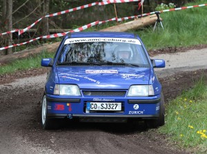 Erneut starke Leistung der Neustadt b. Coburg´er Rallyebrüder André und Sandro Apel bei der Rallye „Durchs Nürnberger Land